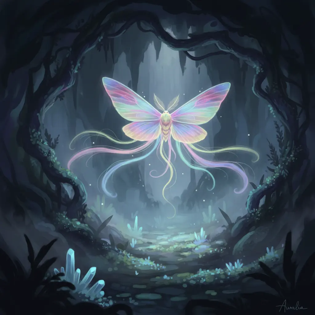 Cuento infantil: La Polilla de Colores Escondidos