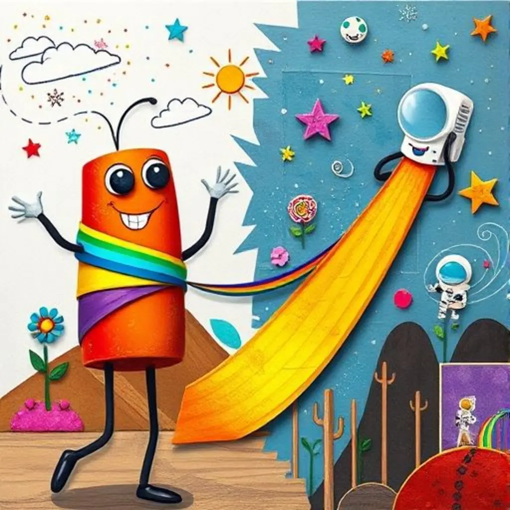 Cinta Adhesiva Rola se enreda, pero luego conecta un astronauta con alienígenas.