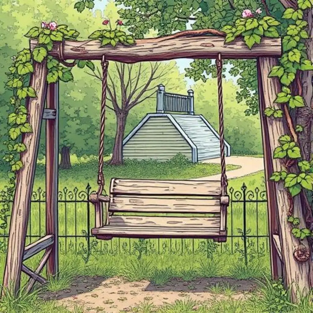 Portada de El Columpio Susurrante y el Jardín Escondido