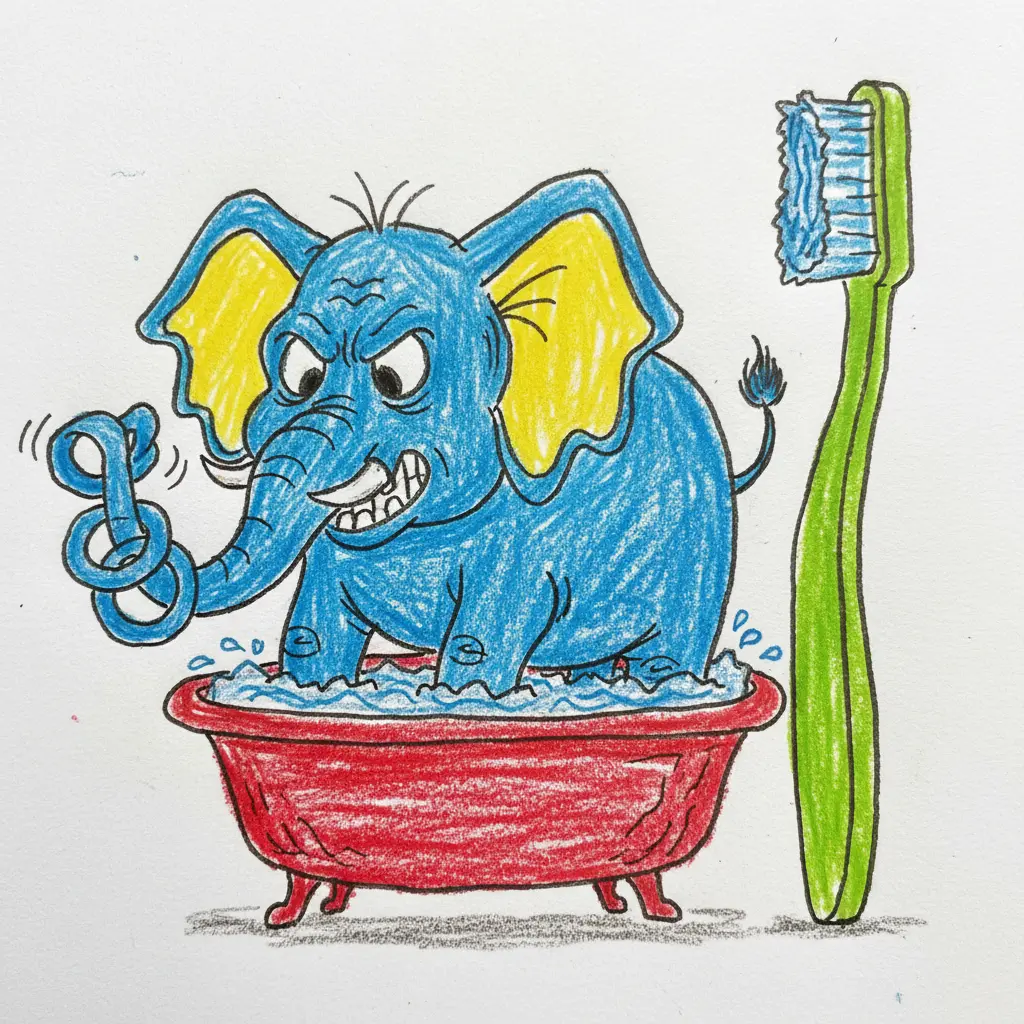 Cuento del día: El baño diminuto de Dante