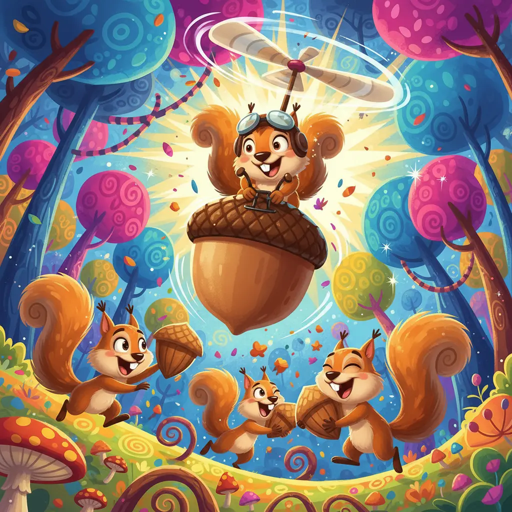 Portada de La Bellota Voladora