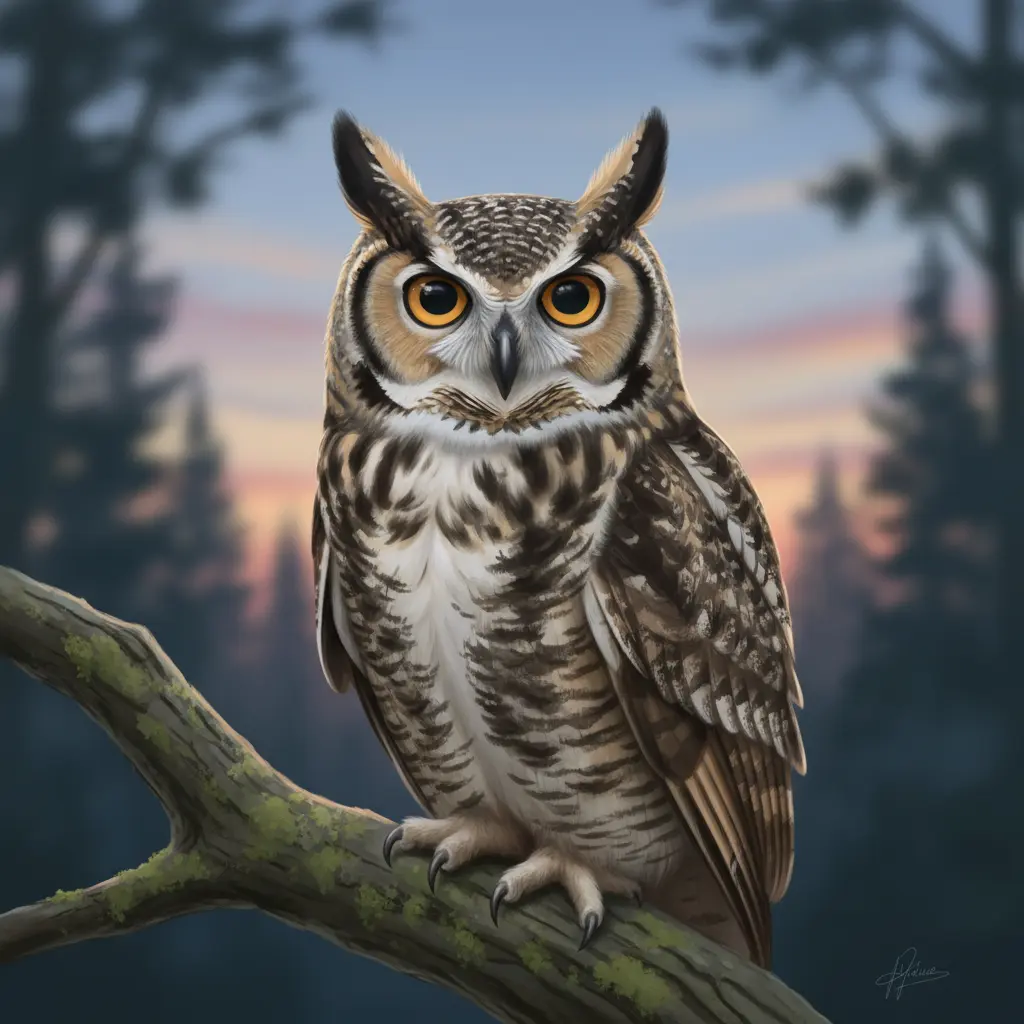 Cuento infantil: El Búho de Ojos Grandes