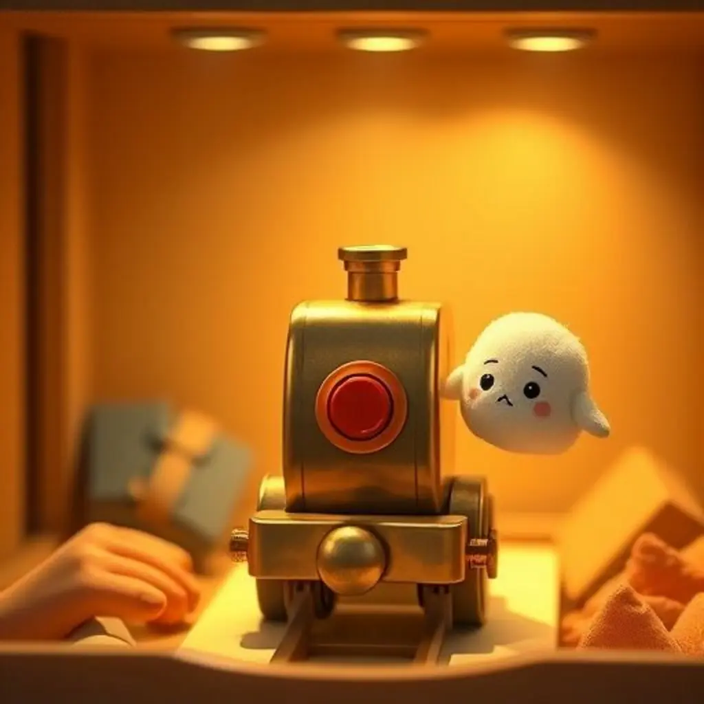 Silbato sopla suavemente y un eco mágico de amistad sale de él, llamando a un peluche de nube.