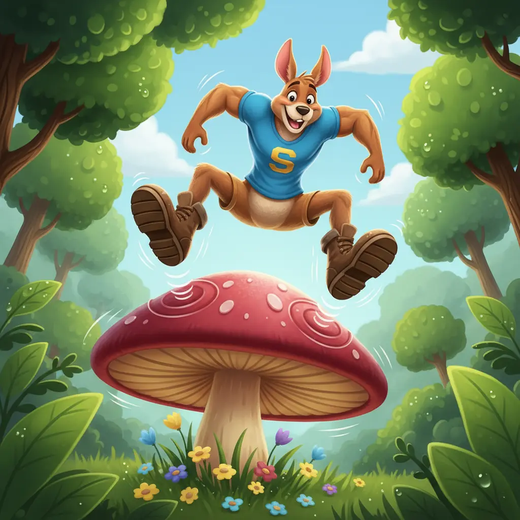 Portada de Saltarín y la Seta Elástica