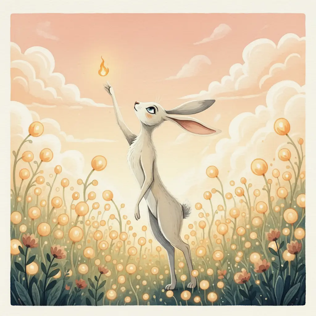 Lucía, rodeada por el 'Jardín de Deseos' que ha creado, encuentra su propósito y alegría.