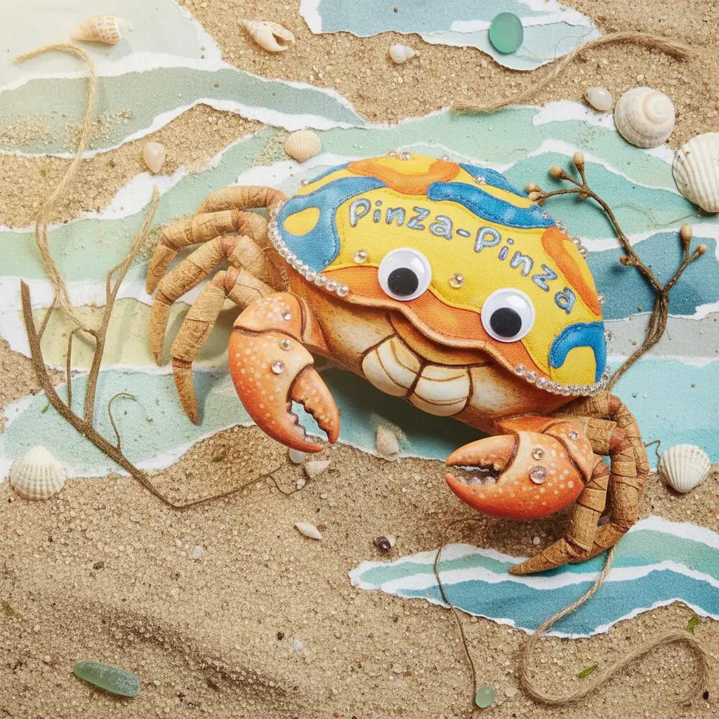 Pinza-Pinza explora la orilla bajo el sol.