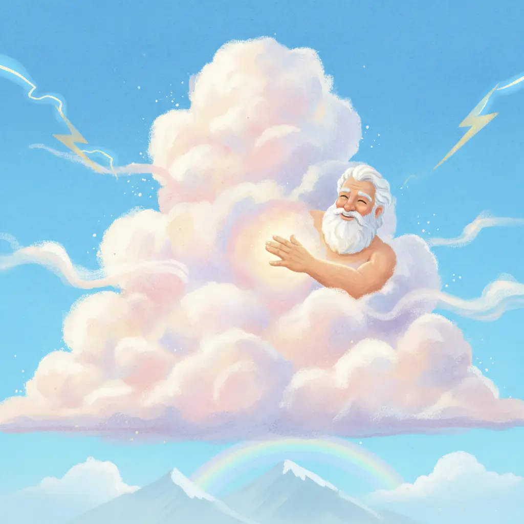 Portada de Zeus y las Nubes Risueñas