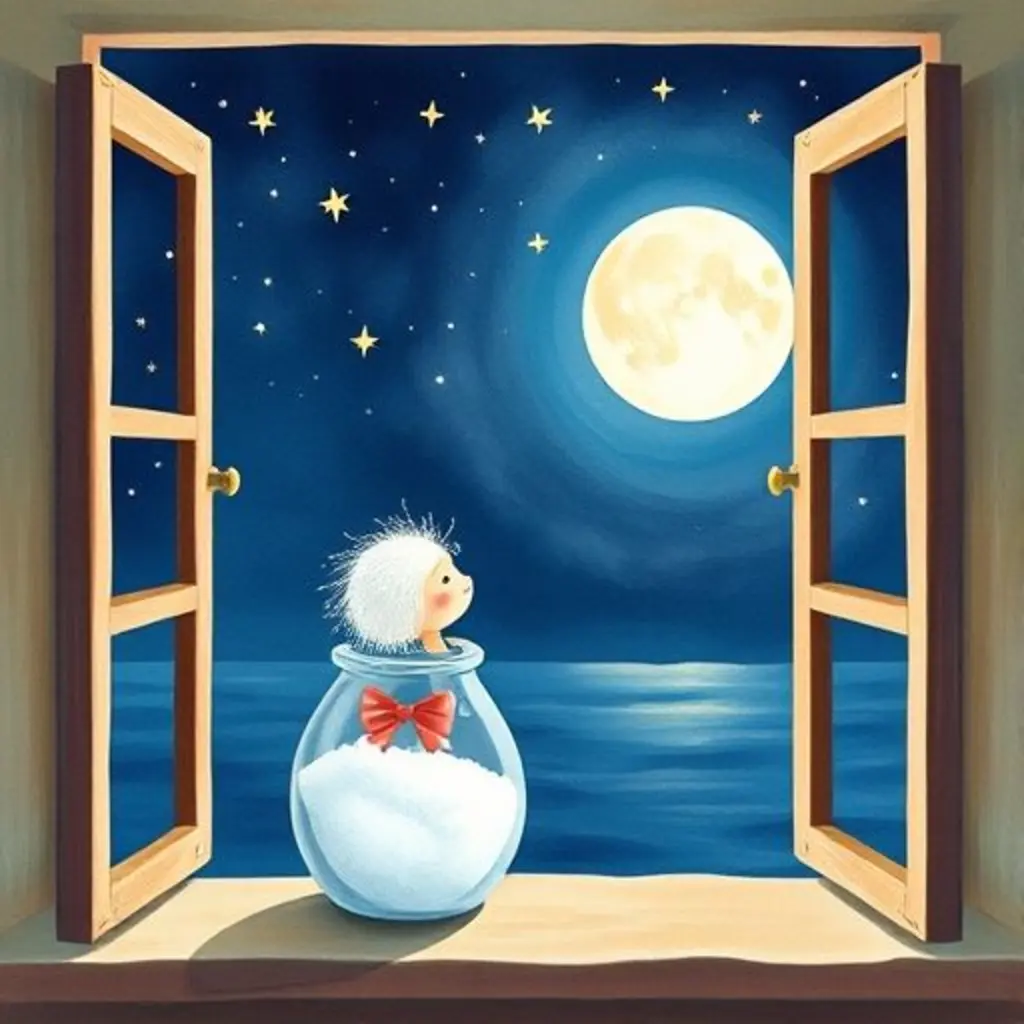 Cristalina la sal mira las estrellas desde su salero.