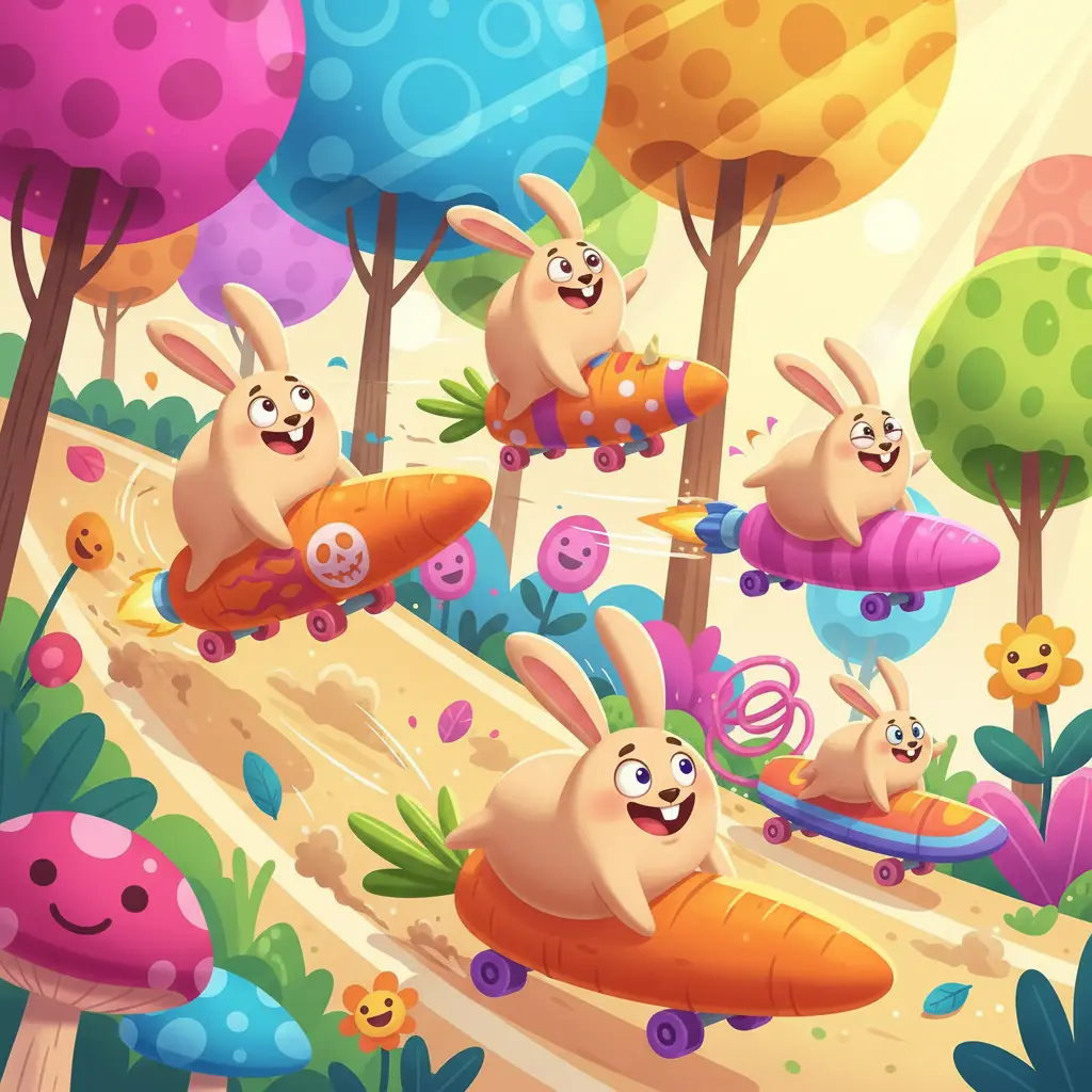 Portada de La Gran Carrera de Zanahorias