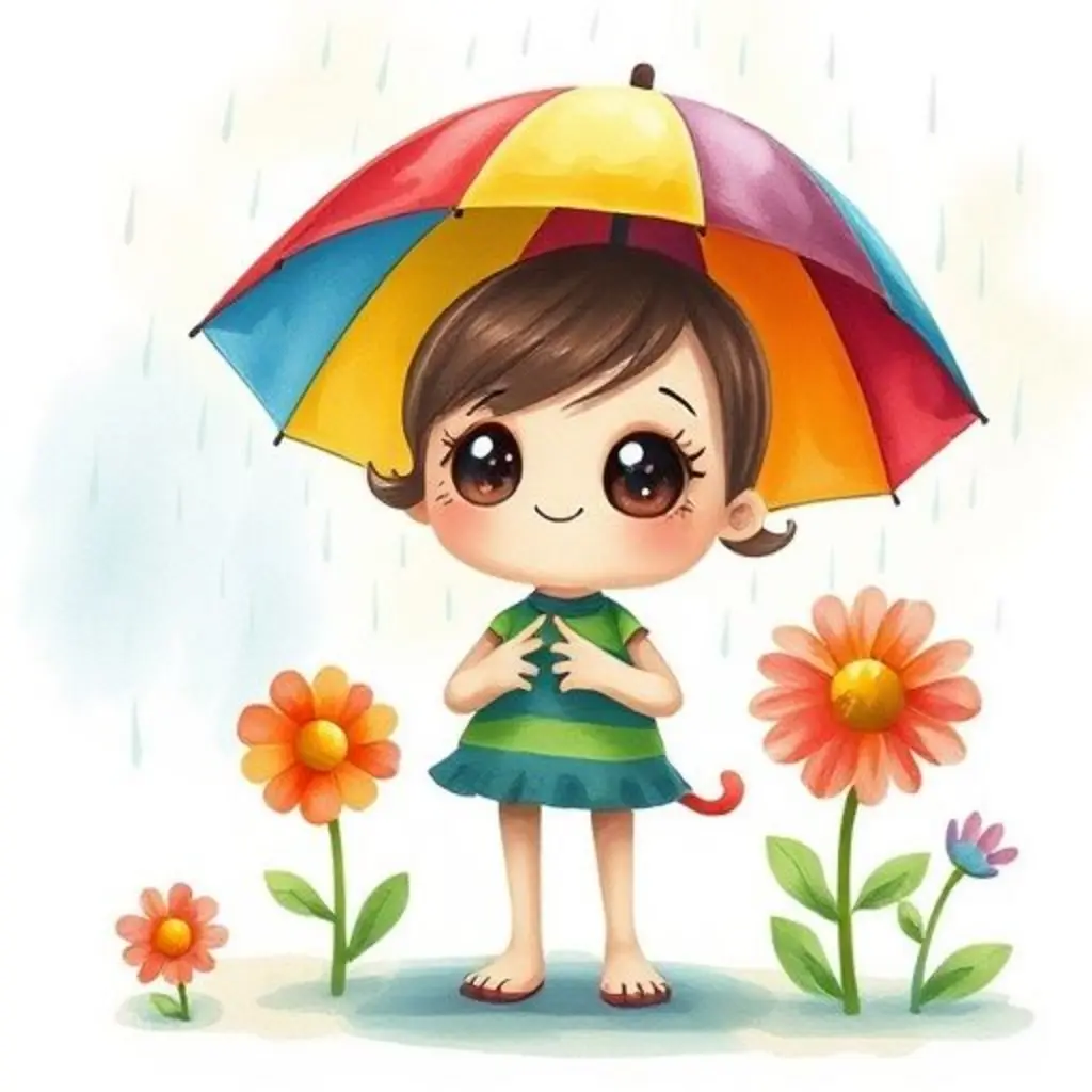 Portada de Gotita y las Flores de Arcoíris