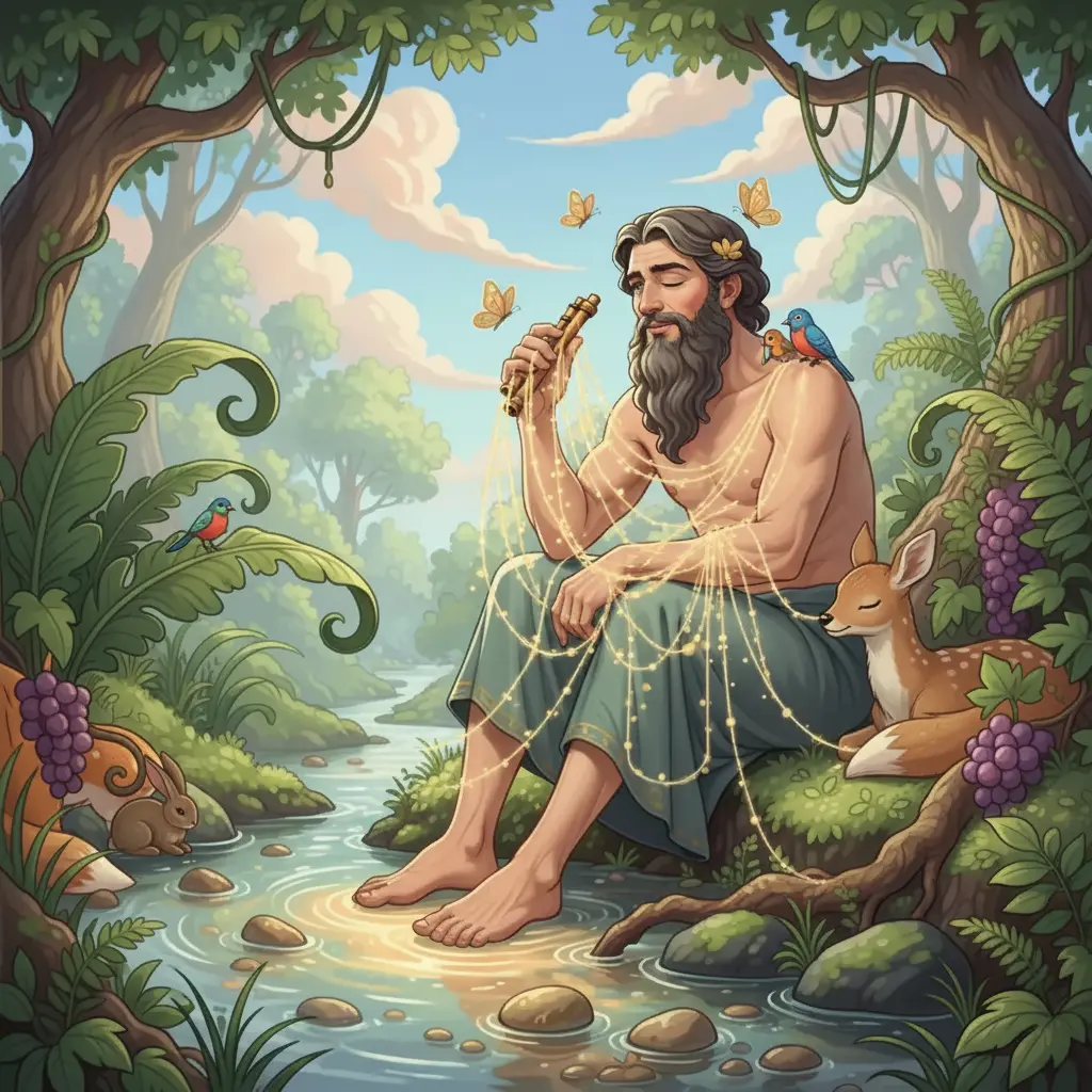 Dionisio se convirtió en el 'Tejedor de Risas Silenciosas', enseñando la suavidad de la felicidad.