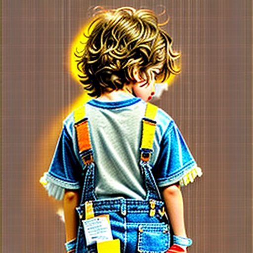 Un niño llamado Leo sostiene suavemente la etiqueta de equipaje, que emite un pequeño 'Bzz'.