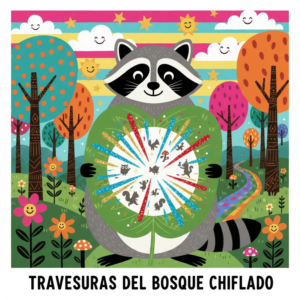 Portada de El Agujero Mágico del Mapache Curioso