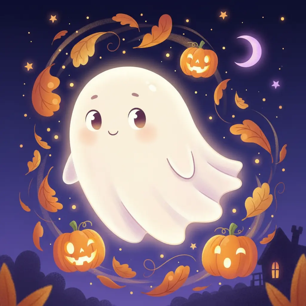 Portada de Fantasmín y el Baile de Halloween