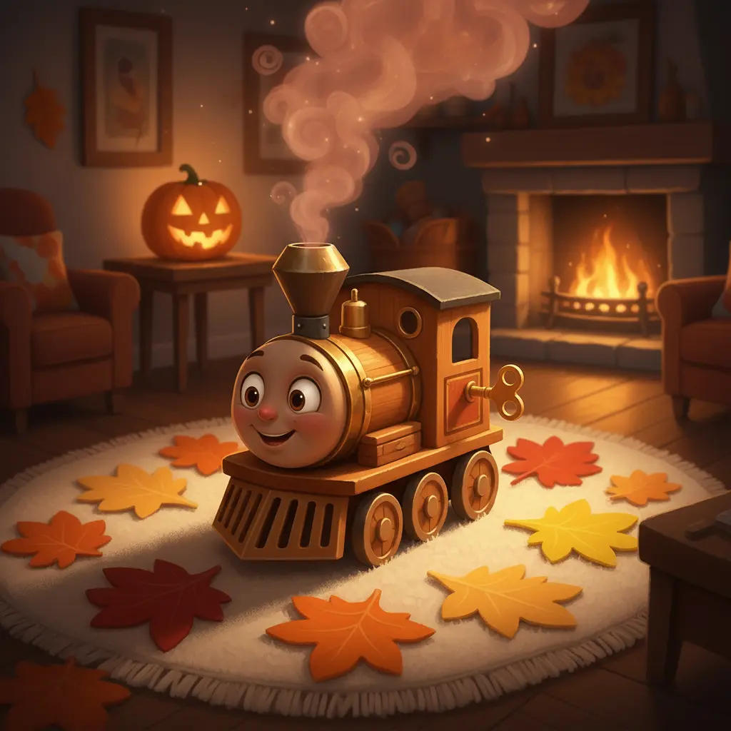 El silbato de Silbato Alegre emite una nube rojiza que huele a canela al pasar por una hoja roja.