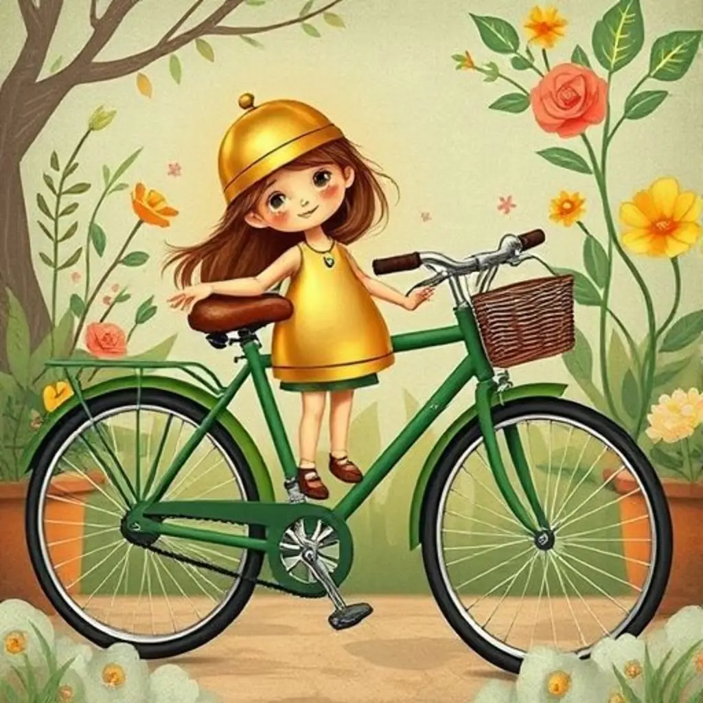 Tilín sonríe con gratitud mientras el jardín de ensueño se desvanece.