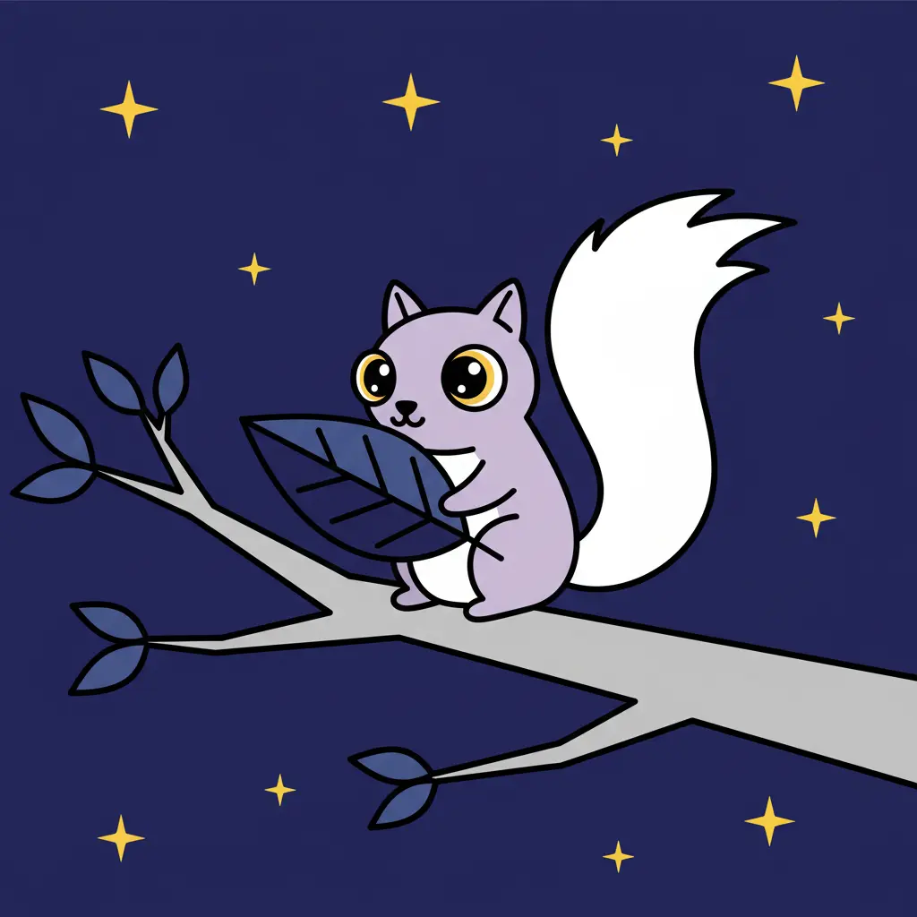 Cuento infantil: Esquiru y la hoja de sombra