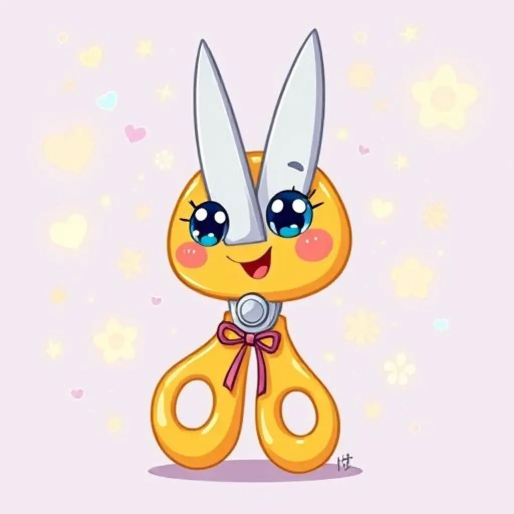 Tijeritas feliz y agradecida, rodeada de formas mágicas flotantes en el aire.