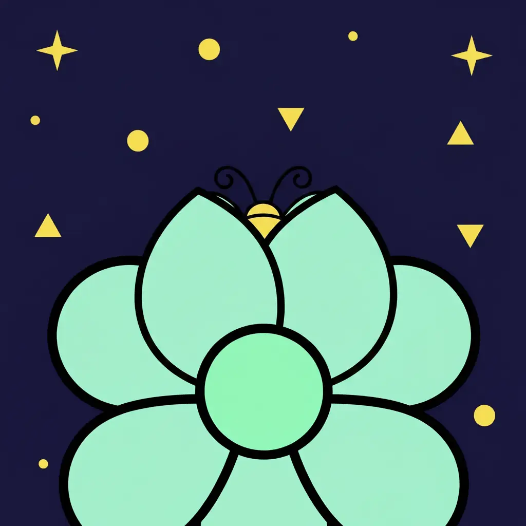 La flor se cierra suavemente protegiendo al escarabajo que duerme dentro.