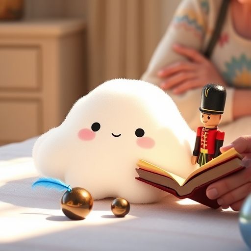 Suave comparte la magia de las historias con General Madera y otros objetos.