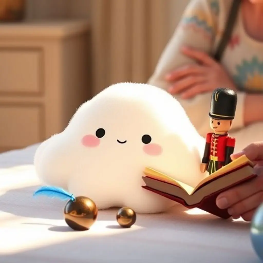 Suave comparte la magia de las historias con General Madera y otros objetos.