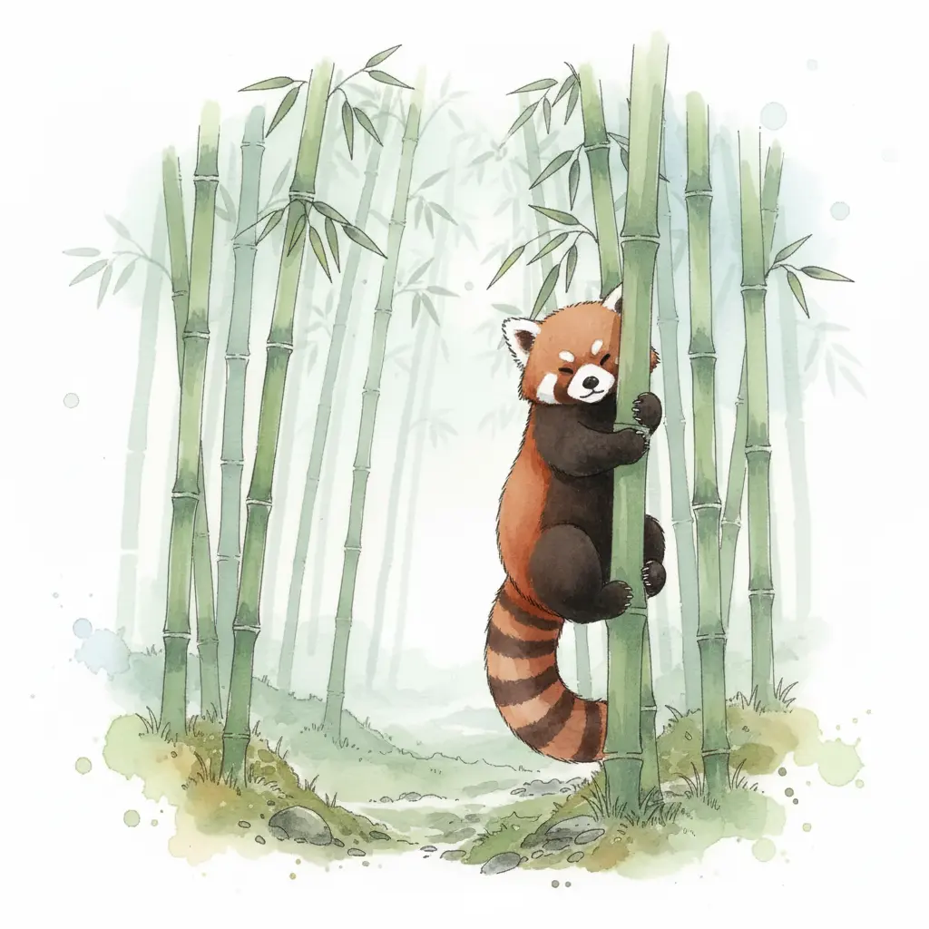 Dos orejas blancas y peludas asoman por encima de una sombra oscura.