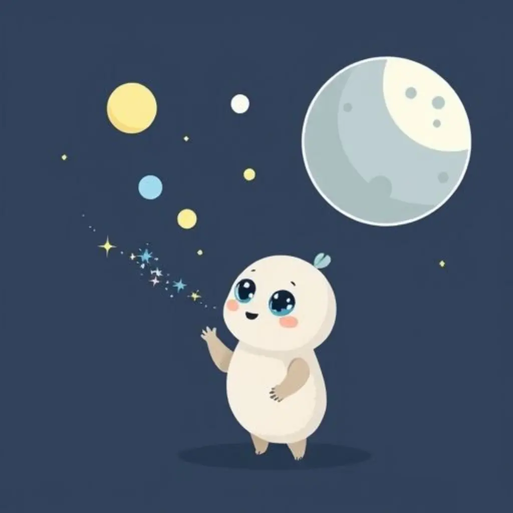 Lunita Polvo y el Señor Nebulosa trabajan juntos para equilibrar el brillo de un sueño, añadiendo calma y guiando la aventura.