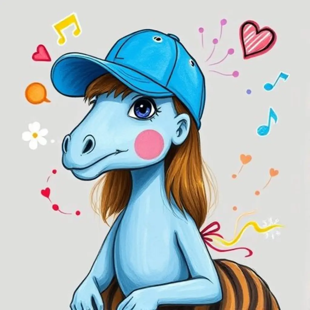 Gorrita Cantora imaginando sonidos y aventuras en la calle.