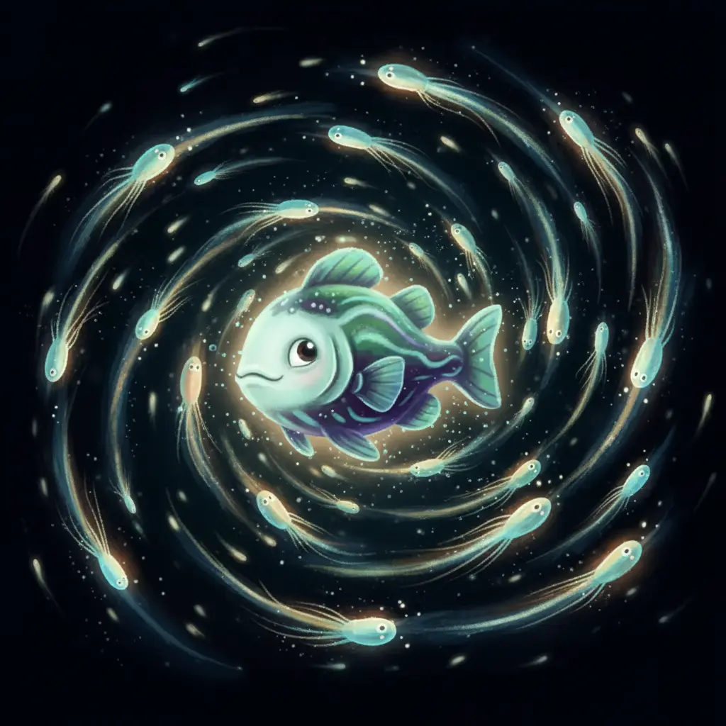 Luminaria nada feliz, rodeada por su galaxia de estrellas de mar, ya no sola.