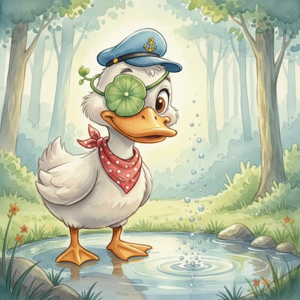 Portada de El Mapa Brillante del Capitán Pata-Pato