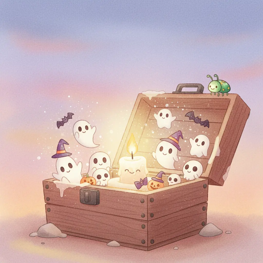 Antorcha Pequeña y las decoraciones brillan con una magia segura y sutil.