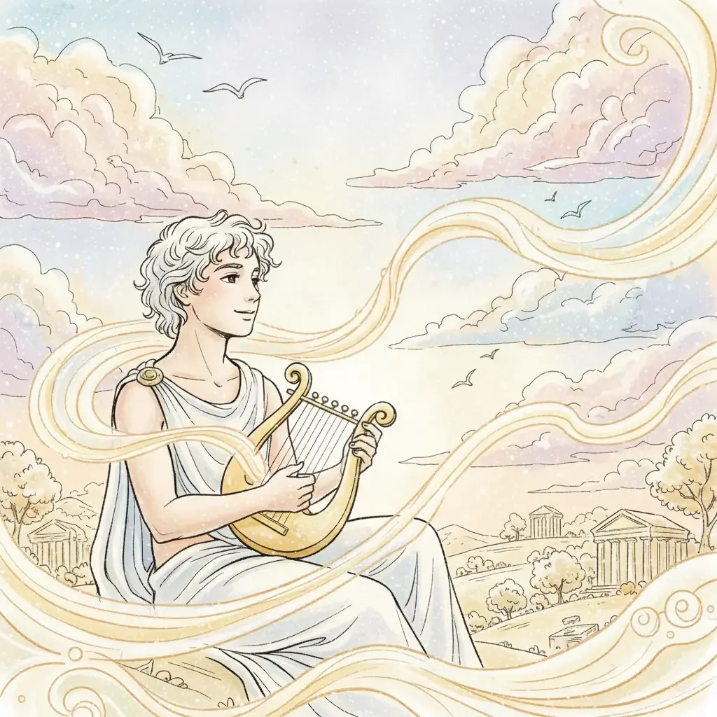 El firmamento se llena de destellos juguetones y nubes danzantes.