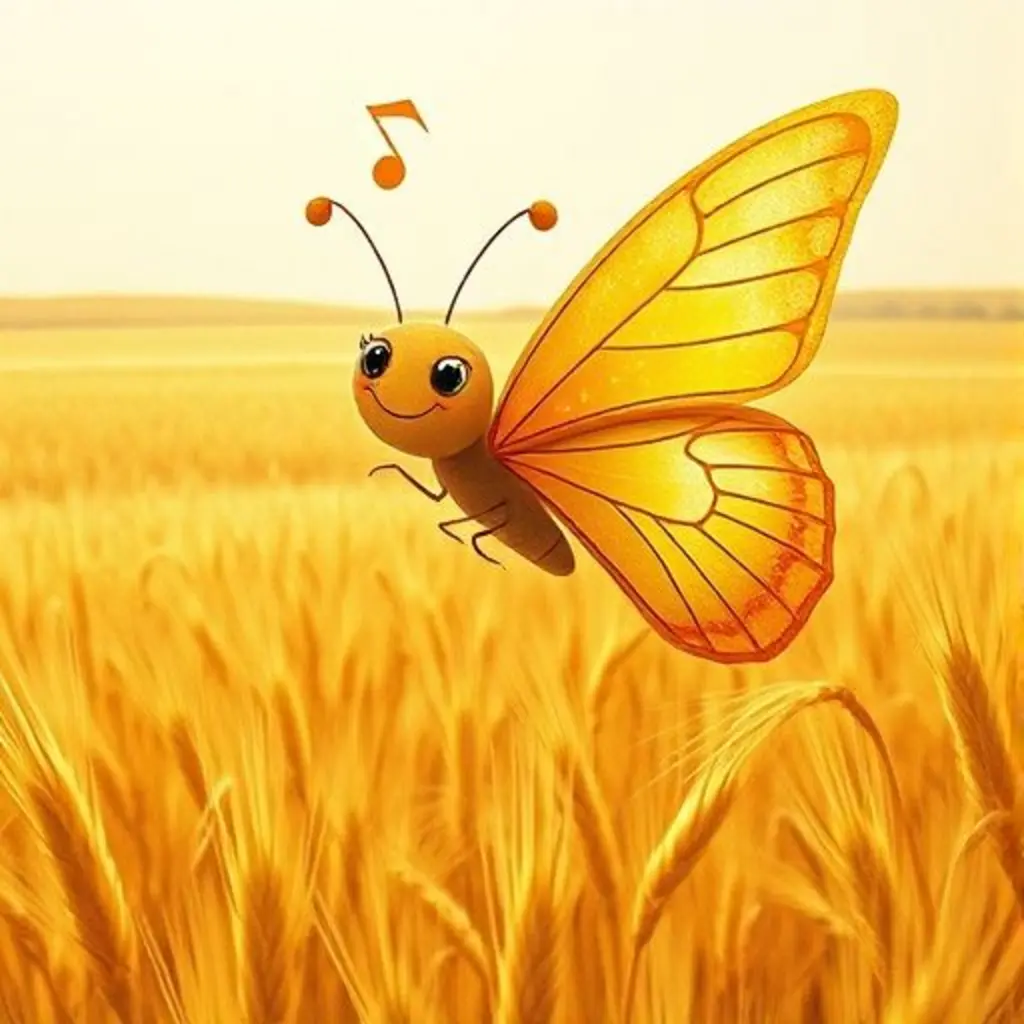 Ala-Dorado descubre que el viento lleva los susurros del trigo.