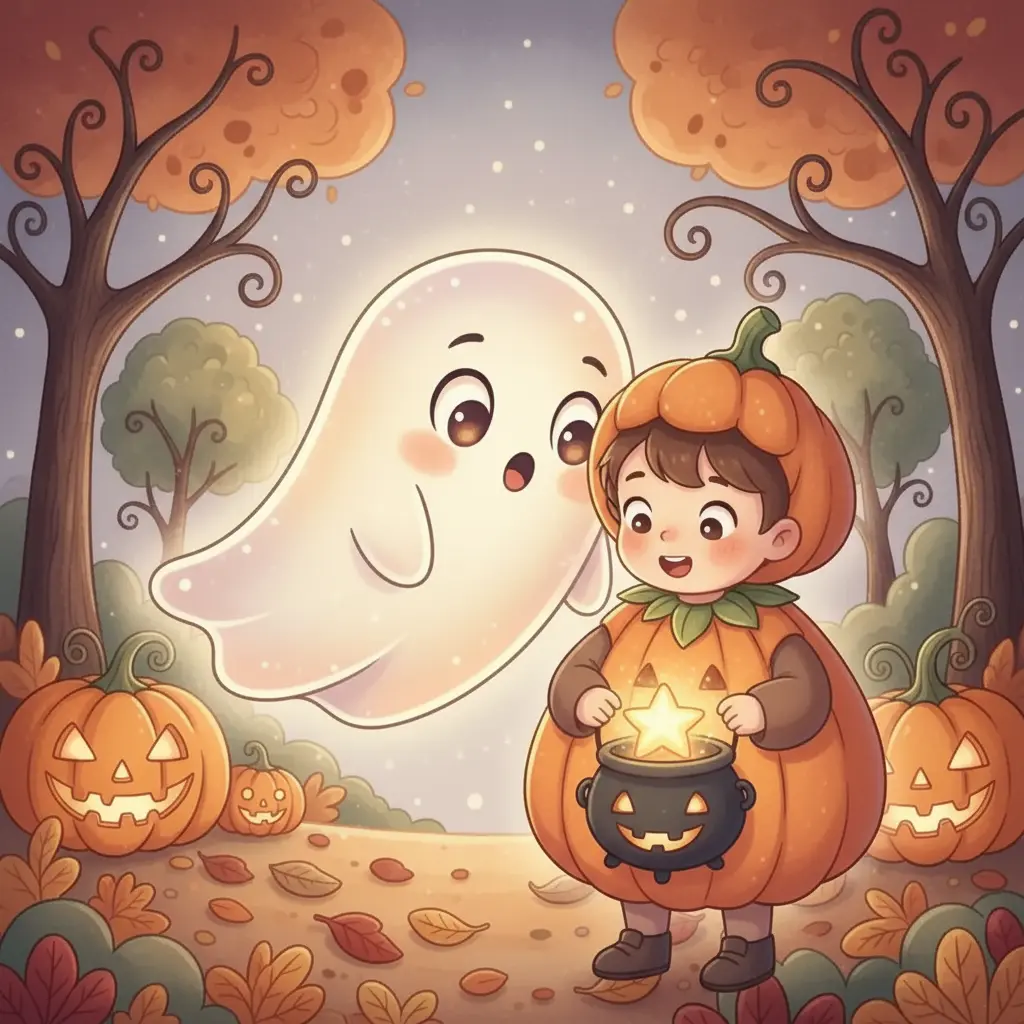 Gasparín susurra 'caramelo' a un niño y un dulce mágico aparece.