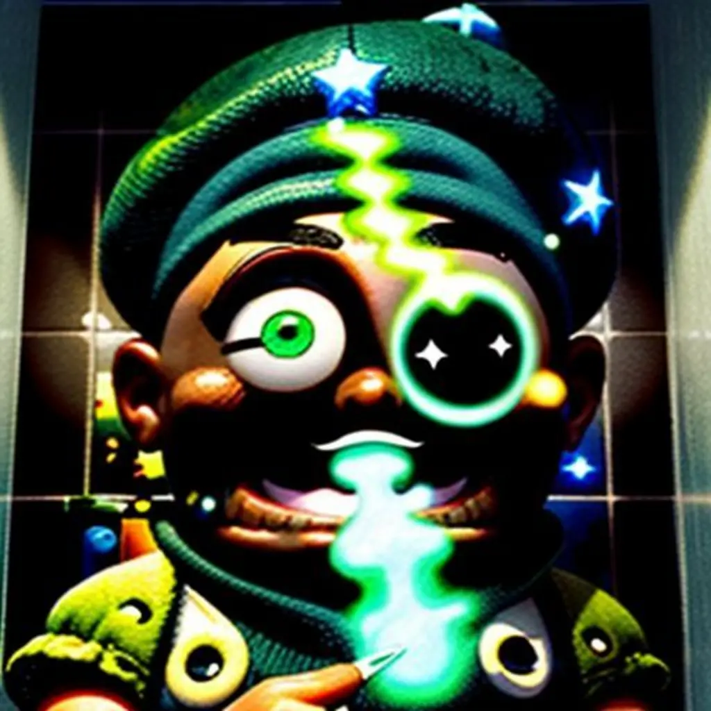 PintaSueños dibuja una estrella en el espejo empañado y de ella sale un dulce aroma.