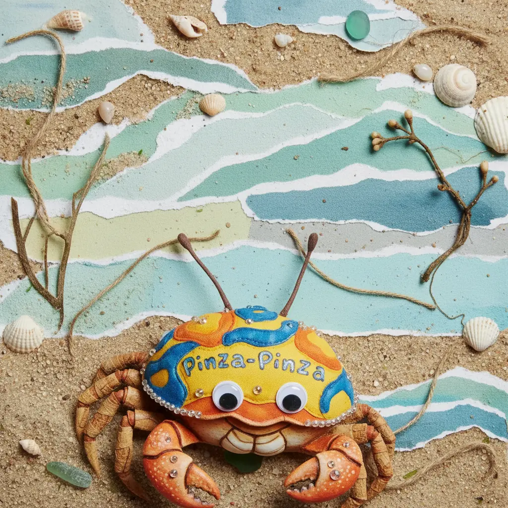 Pinza-Pinza siente el agua con sus antenas.