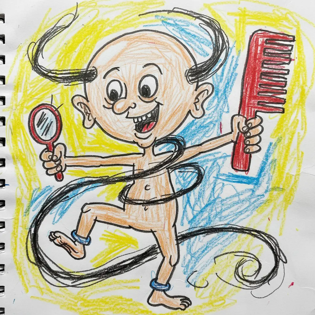 Cuento infantil: El pelo elástico de Pelayo