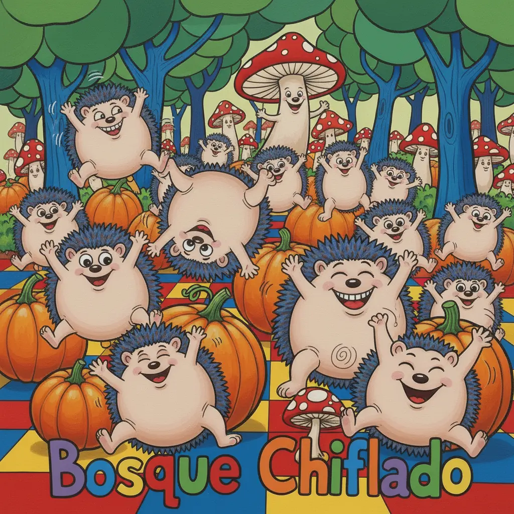 Erizos dan piruetas inesperadas y terminan boca arriba, riendo con sus patitas al aire.