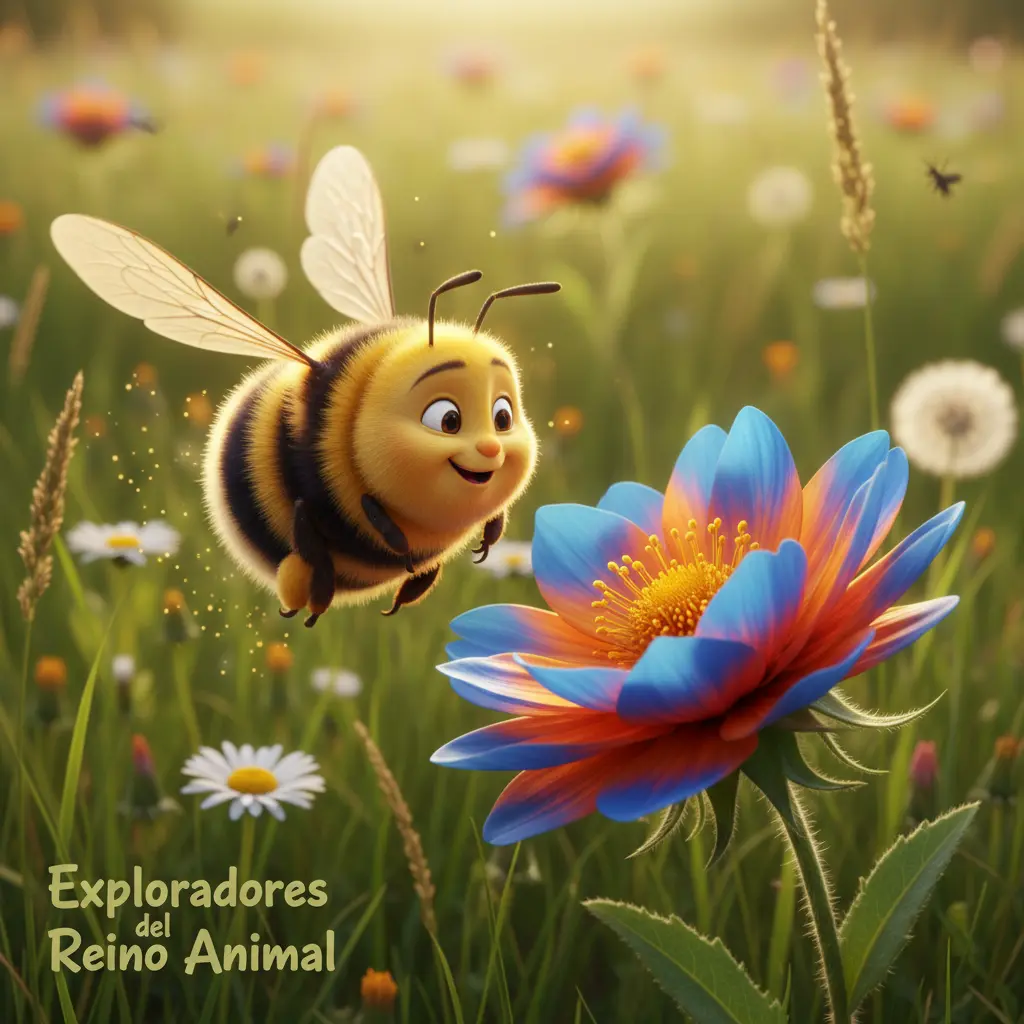 Cuento infantil: Zumbido, la abeja trabajadora