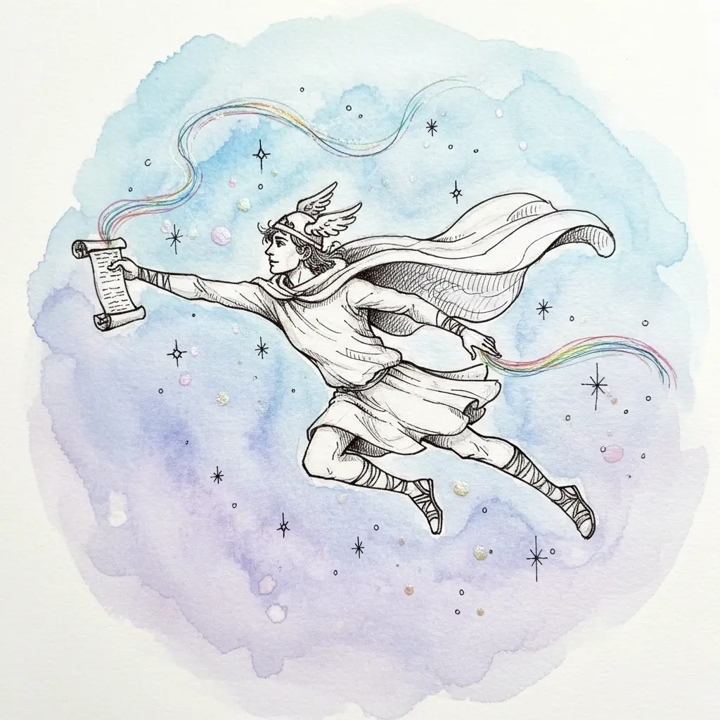 Cuento infantil: Hermes y la Lluvia de Estrellas