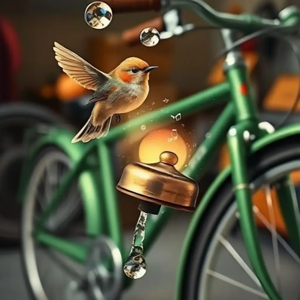 Una gota de rocío cae de Tilín, y un pájaro canta en un jardín de ensueño.