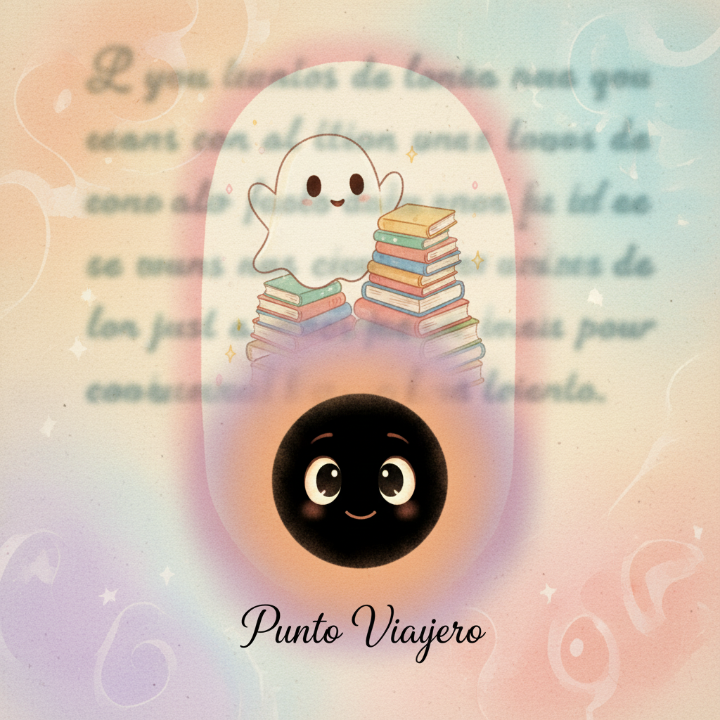 Punto Viajero descubre otro cuento a través de una palabra-ventana, viendo un fantasma amigable.
