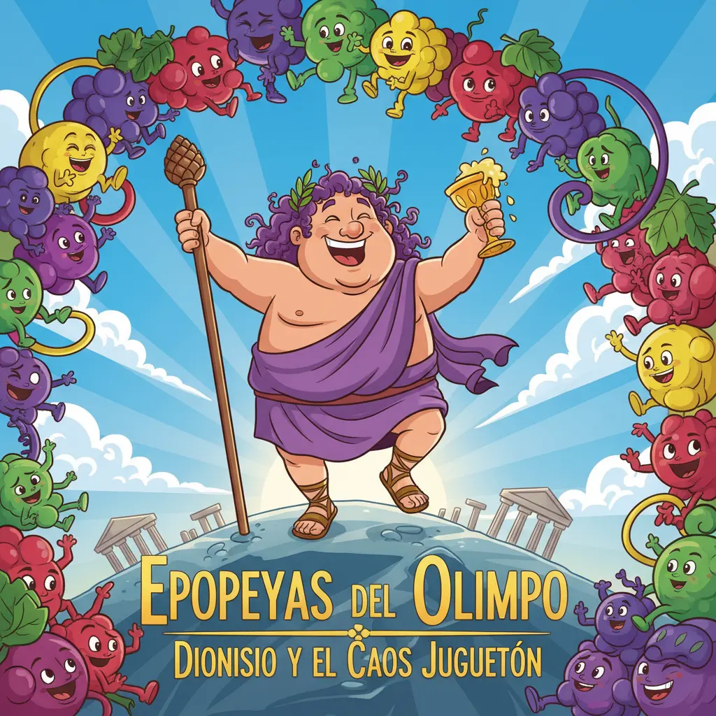 Portada de Dionisio y las uvas saltarinas