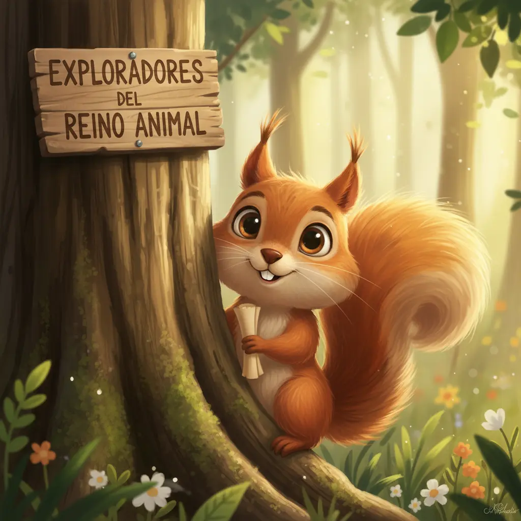 Cuento infantil: Colita-Peluda, la Ardilla Exploradora