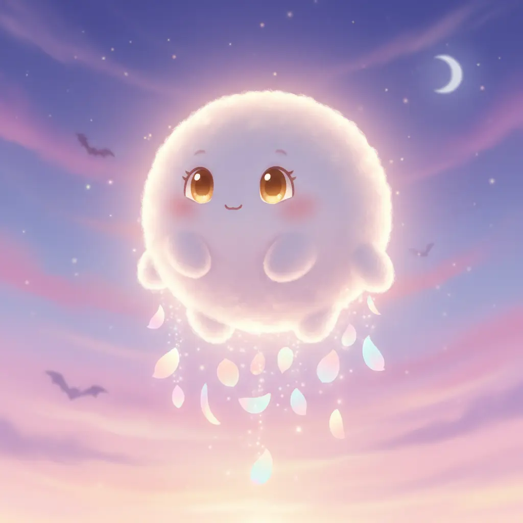 Portada de La Lluvia de Pétalos de Nubecita