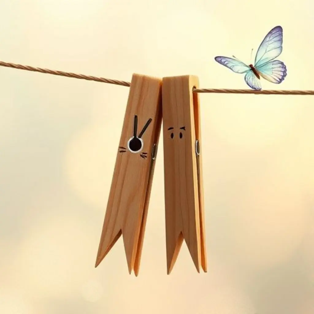 Pincita intentando llamar a las mariposas mientras Pinzón la mira.