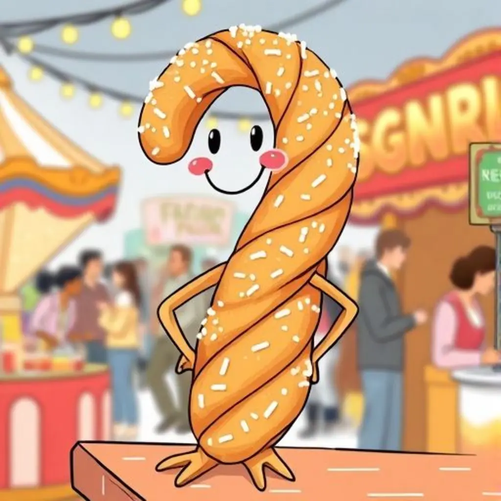 Espirín, el churro en espiral, mira el mundo con una sonrisa contenta y un nuevo propósito.