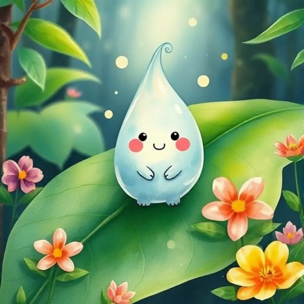 Portada de Gota Brillante y la Danza de Colores