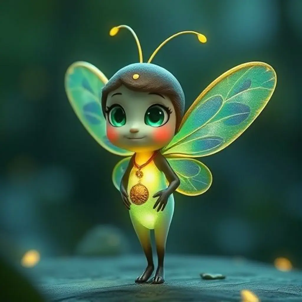 Lumi regresa al bosque, más brillante que nunca, compartiendo su historia con alegría.