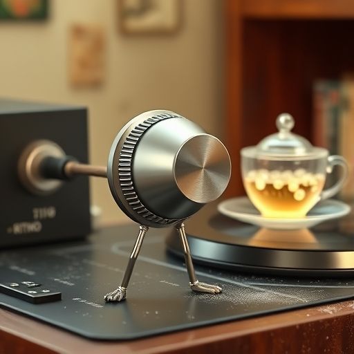 Ritmo se sorprende al escuchar a una taza de té burbujeante.